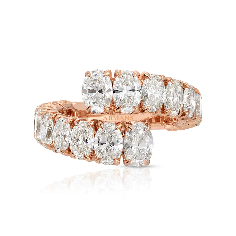 Ovalee Lab Grown Diamond Wrap Ring - Image 3