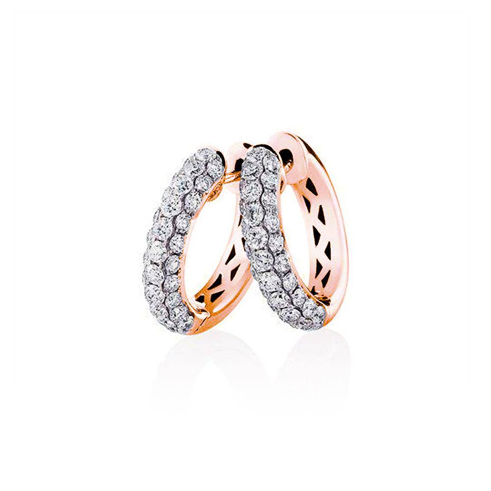 Pavè Diamond Hoops - Image 3