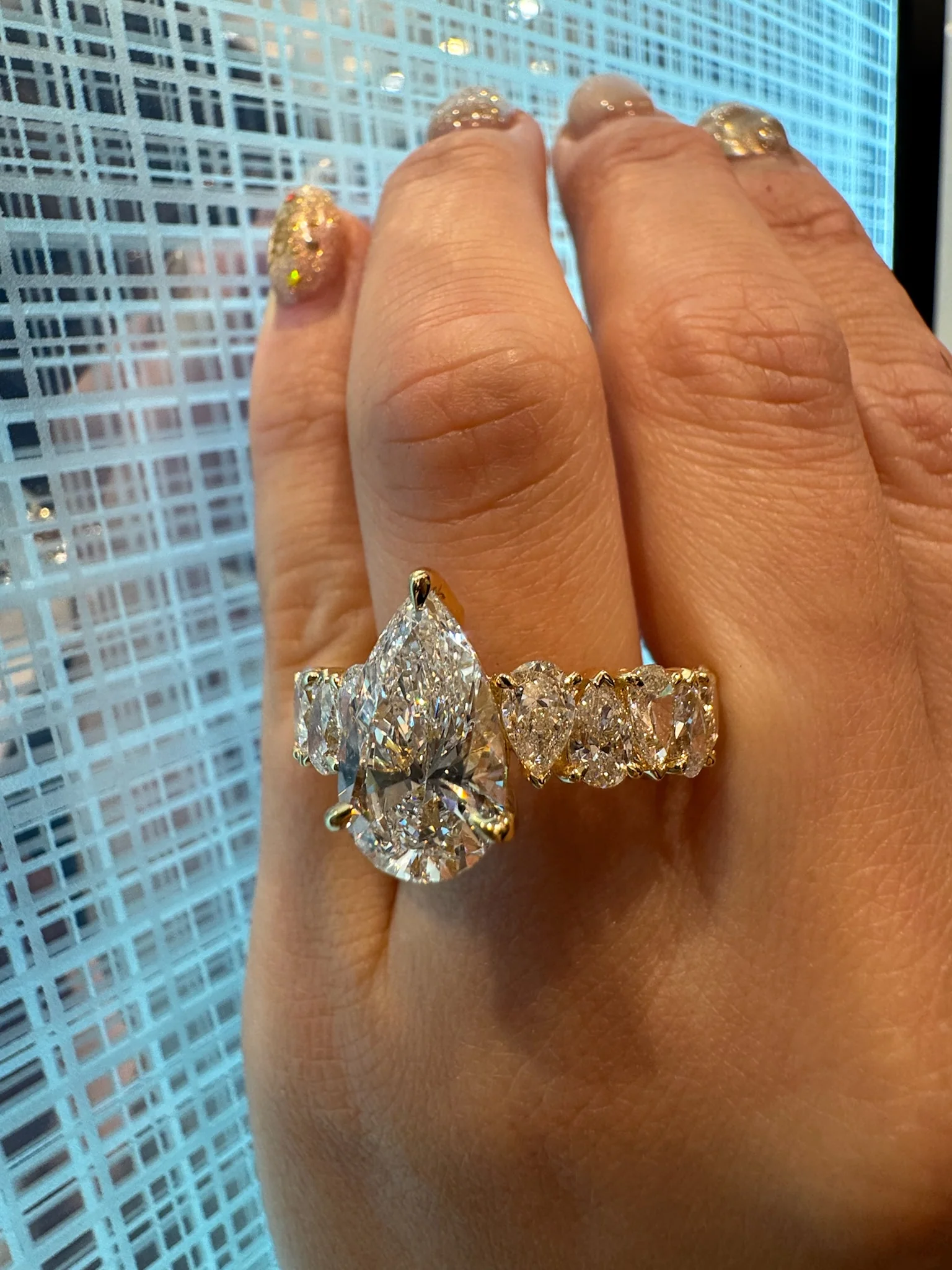 Pearsuasion Lab Grown Diamond Engagement Ring - Image 2