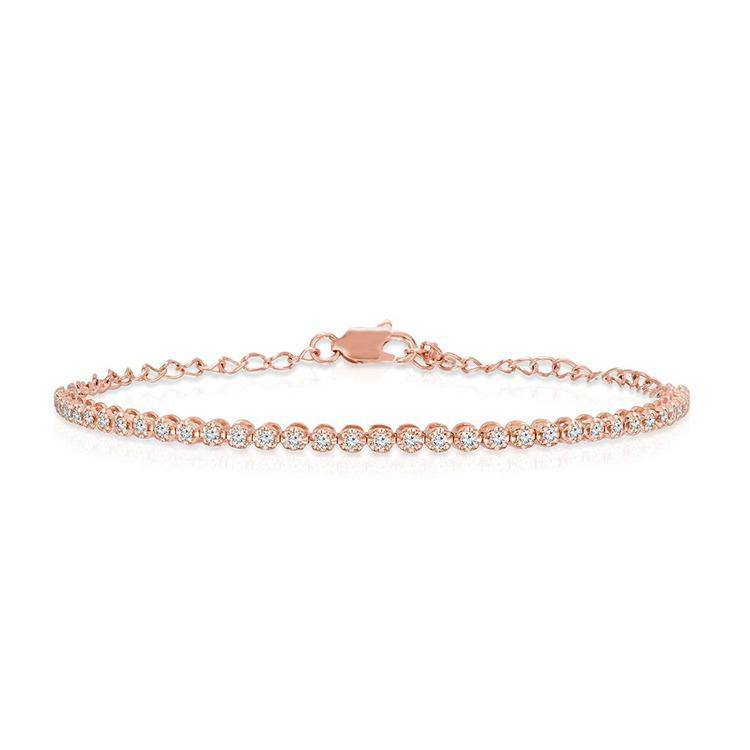 Petite Diamond Tennis Bracelet - Image 5