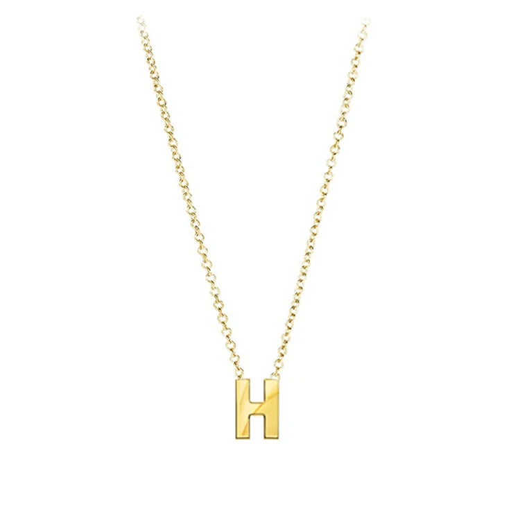 Petite Initial Necklace - Image 11