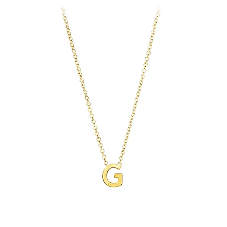Petite Initial Necklace - Image 9