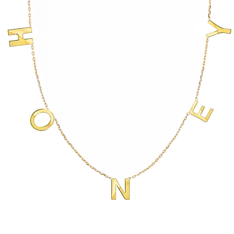 Petite Multi Initial Necklace - Image 12