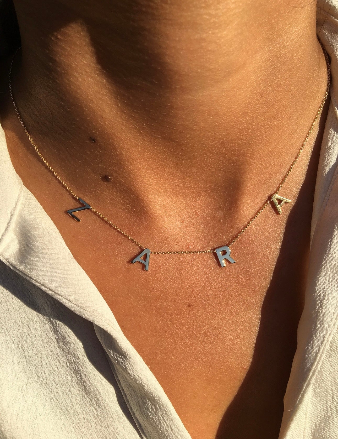 Petite Multi Initial Necklace - Image 20