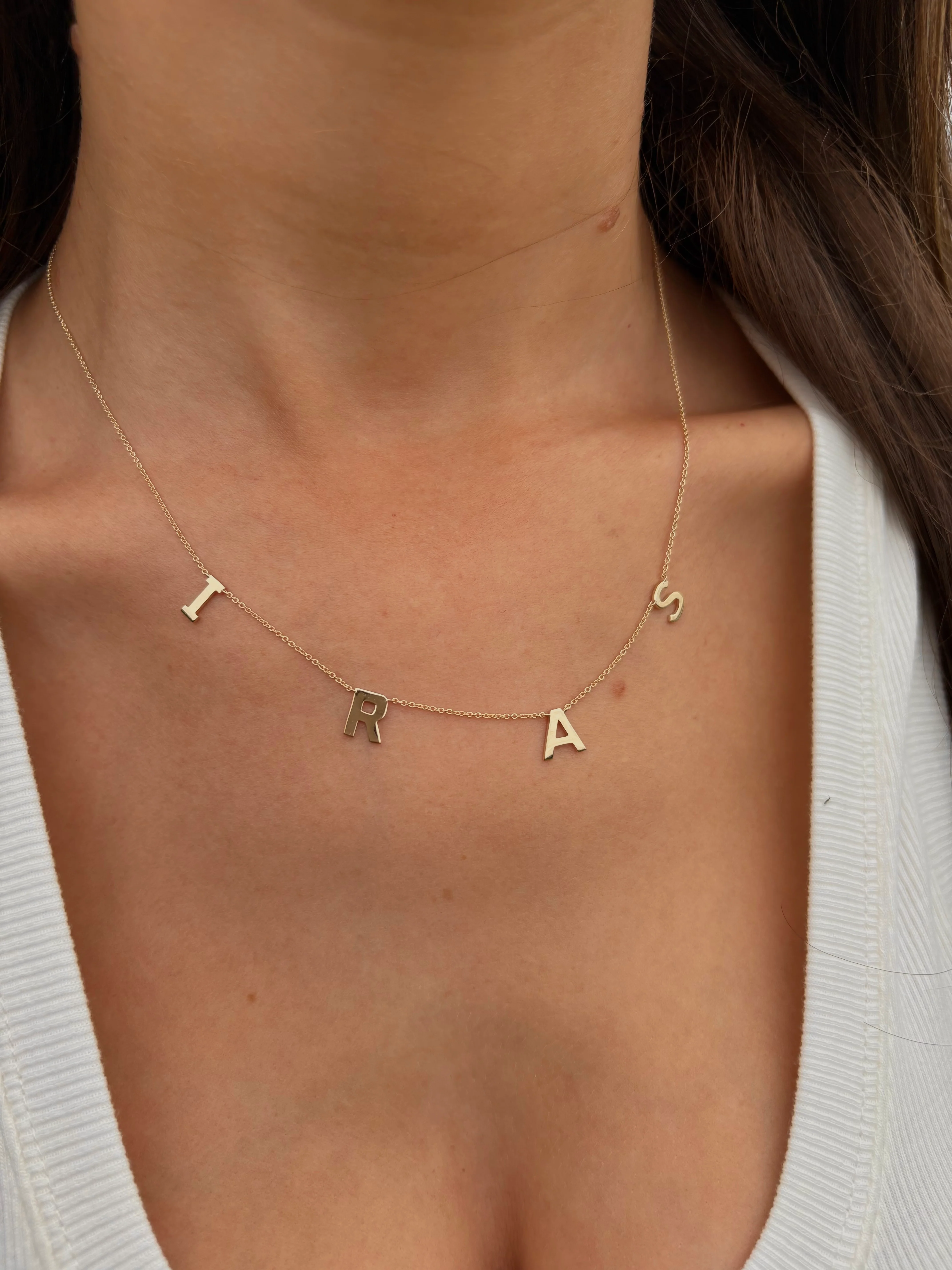 Petite Multi Initial Necklace - Image 23