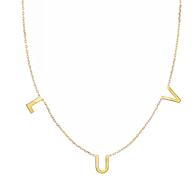 Petite Multi Initial Necklace - Image 7
