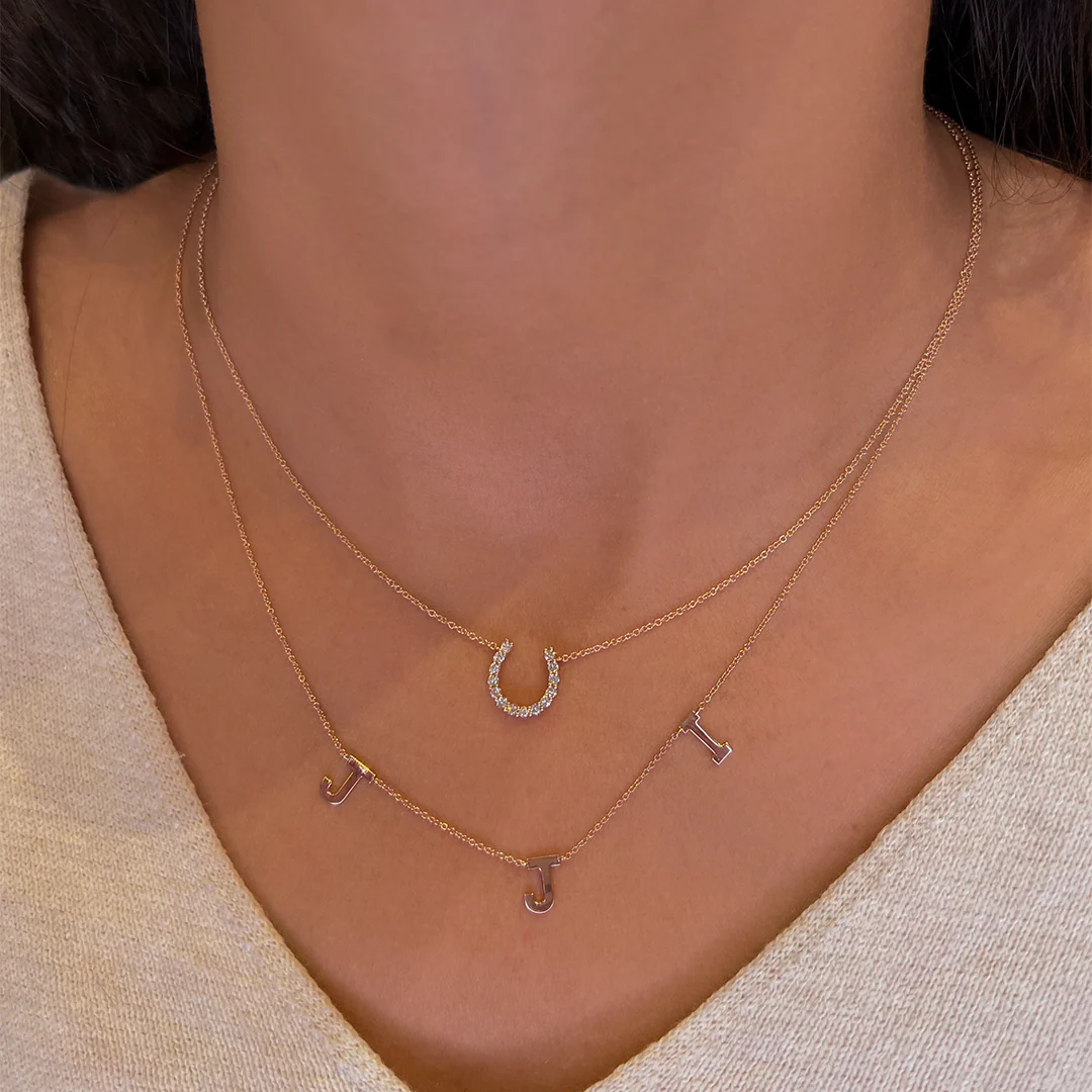 Petite Multi Initial Necklace - Image 8