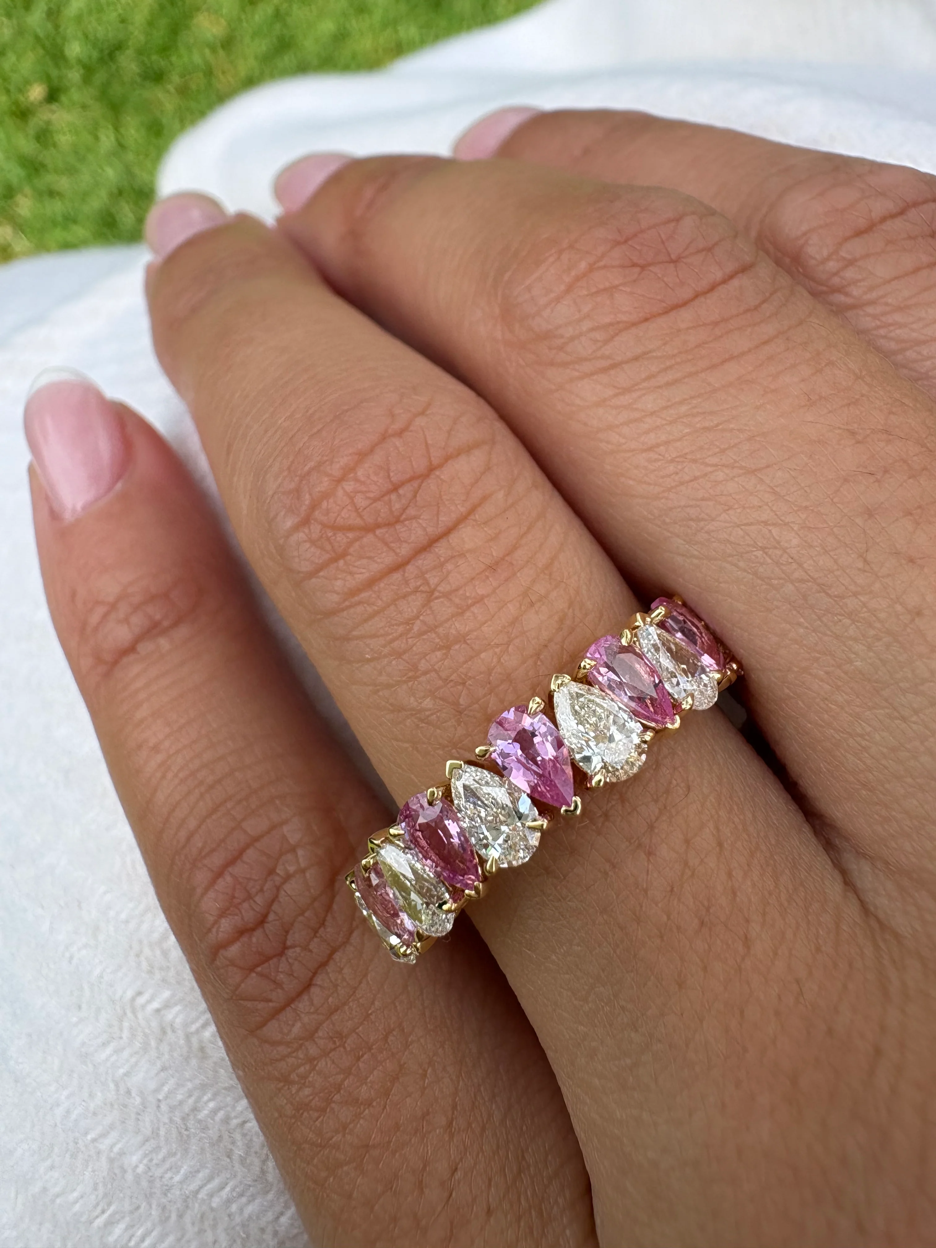 Petite Pear Gender Reveal Ring - Image 8