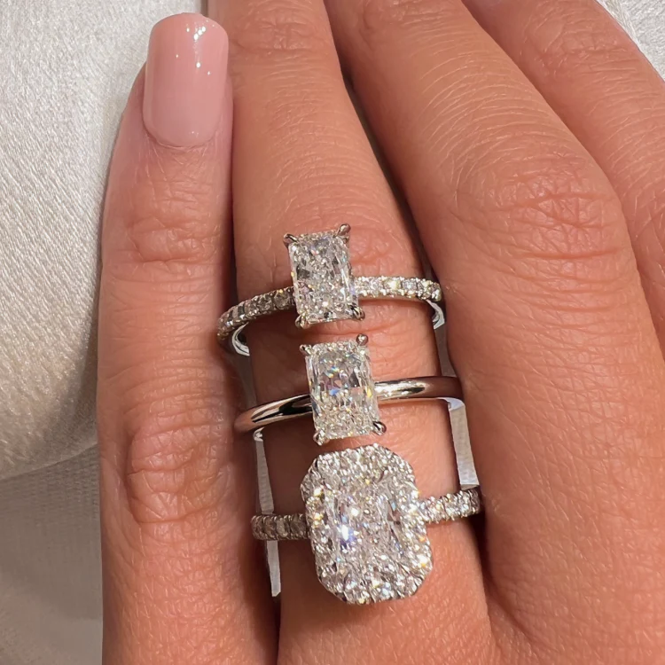 Ravishing Radiant Engagement Ring - Image 7