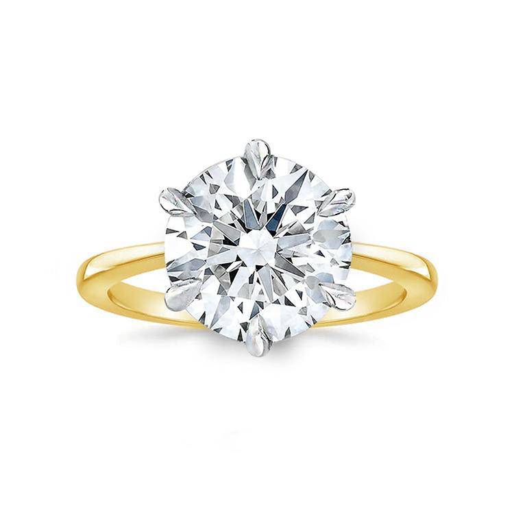 Round Allure Engagement Ring - Image 3