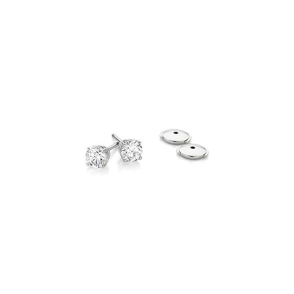Round Diamond Studs - Image 4