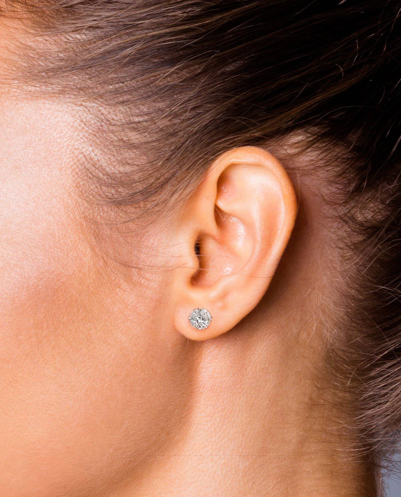 Round Diamond Studs - Image 9