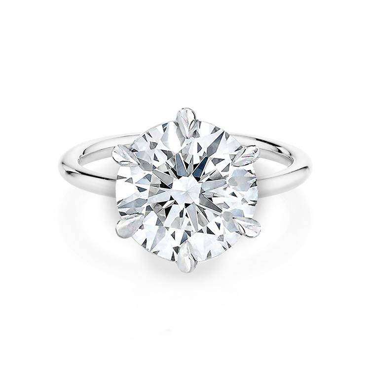 Round Lara Lab Grown Engagement Ring
