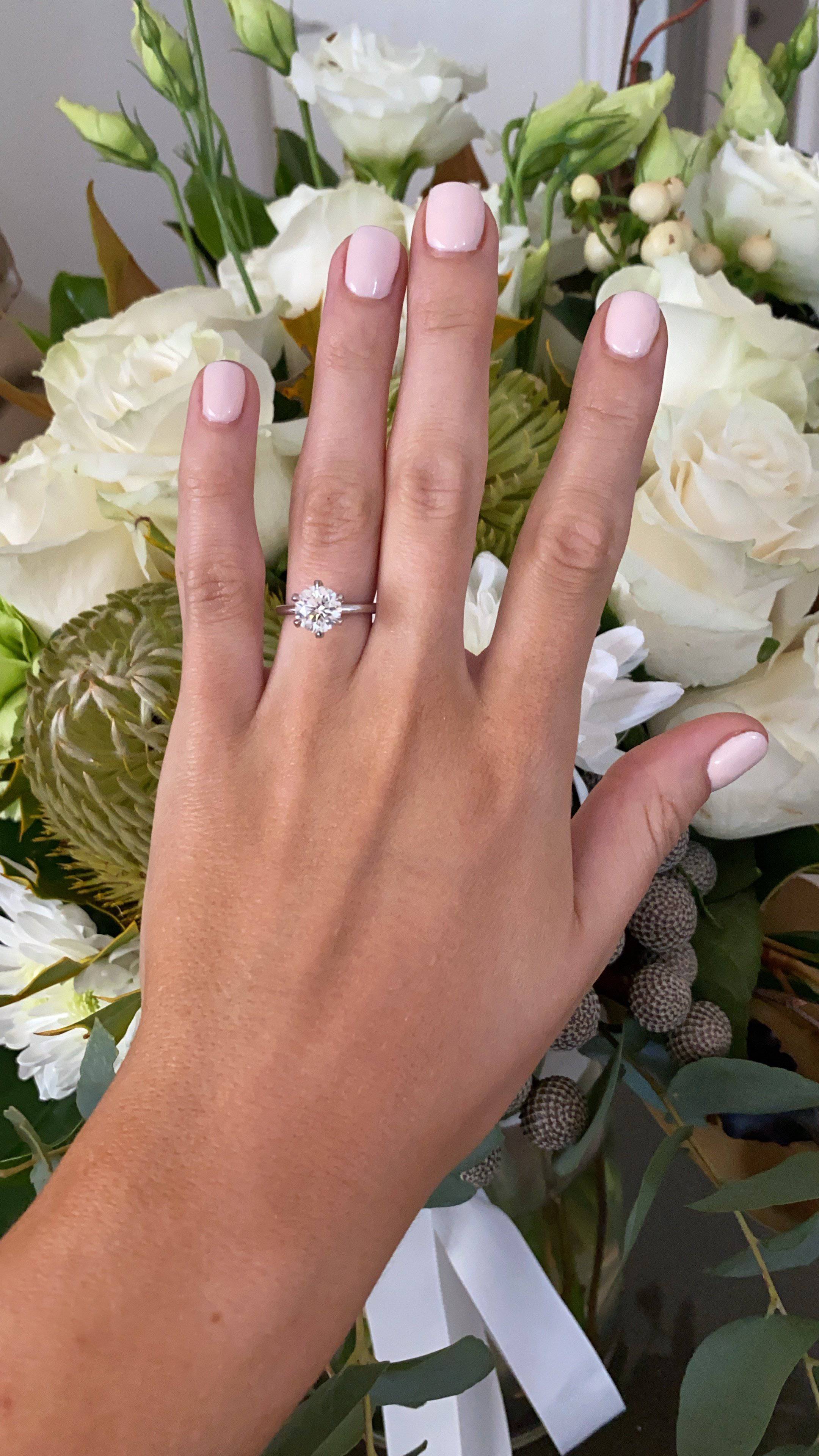 Round Lara Lab Grown Engagement Ring - Image 2
