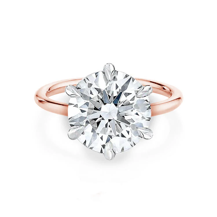 Round Lara Lab Grown Engagement Ring - Image 5