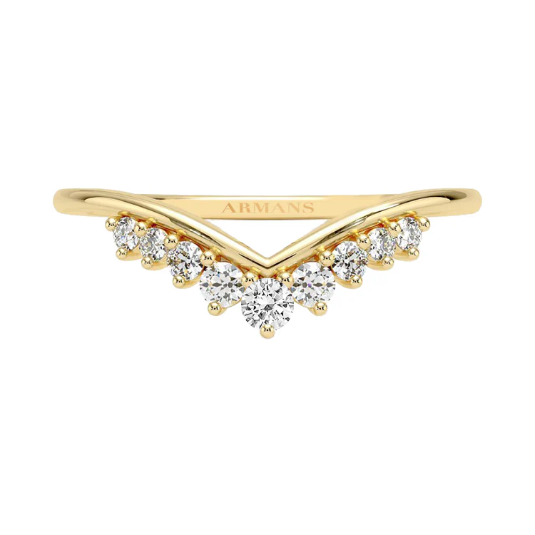 Royal Wishbone Diamond Ring