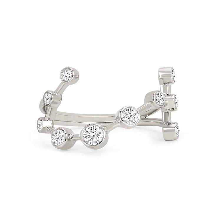 Scorpio Diamond Constellation Ring - Image 3