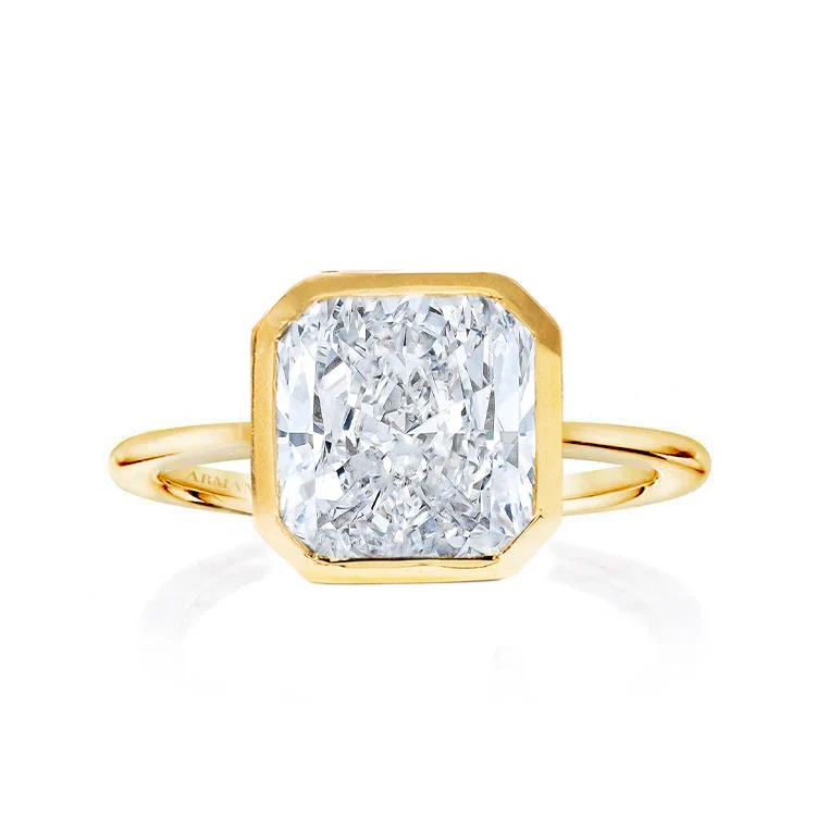 Selene Square Radiant Bezel Engagement Ring