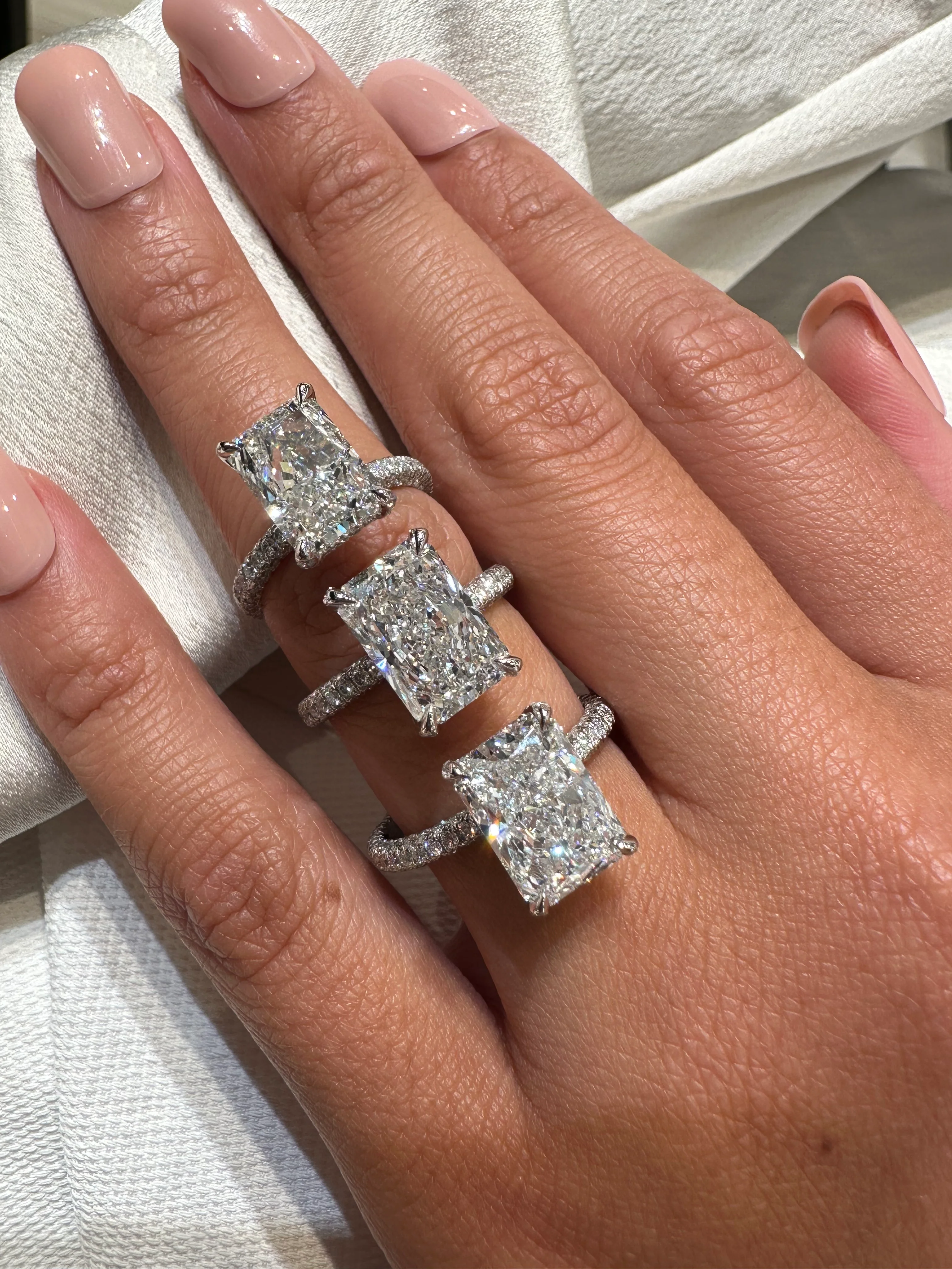 Snow White Engagement Ring - Image 3
