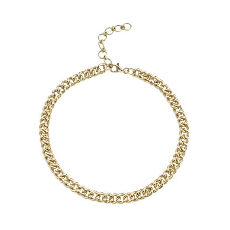 Solid Gold Link Necklace