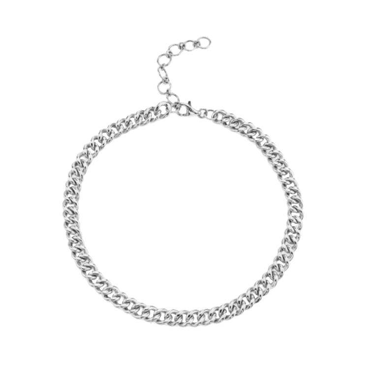 Solid Gold Link Necklace - Image 3