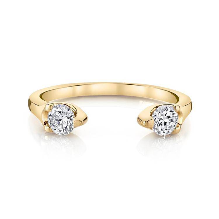 Split Round Diamond Ring