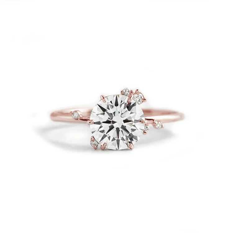 Starry Night Lab Grown Diamond Engagement Ring - Image 3