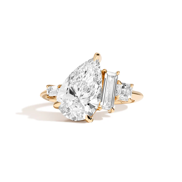 The Pear Quartet Ring - Image 3
