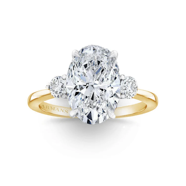 Whitney Three Stone Engagement Ring - Image 3