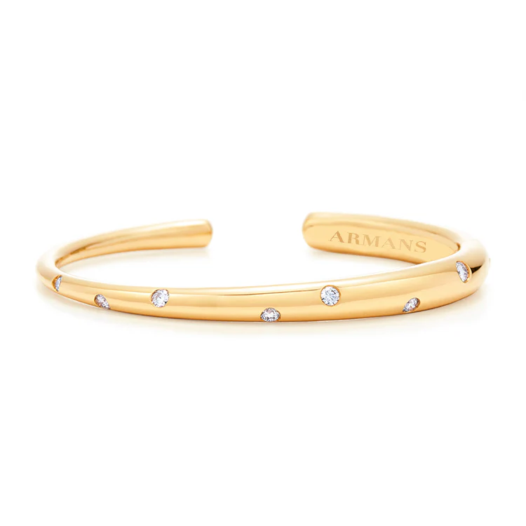 Wondering Diamonds Cuff Bangle